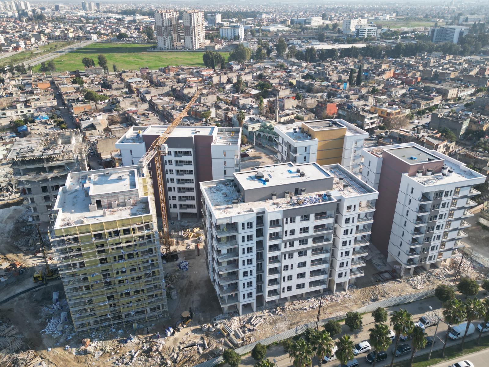 Adana yüreğir 344 konut projesi ve alt yapı çevre düzenlenmesi